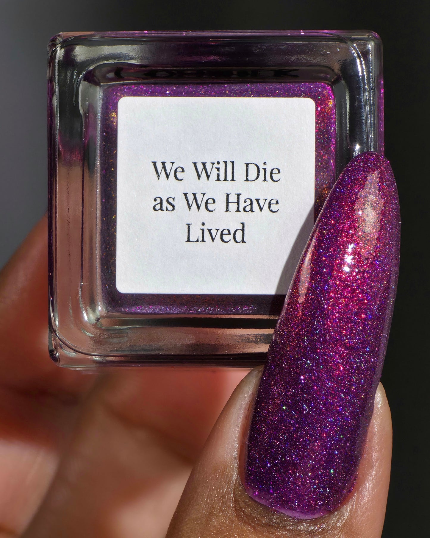 We Will Die as We Have Lived