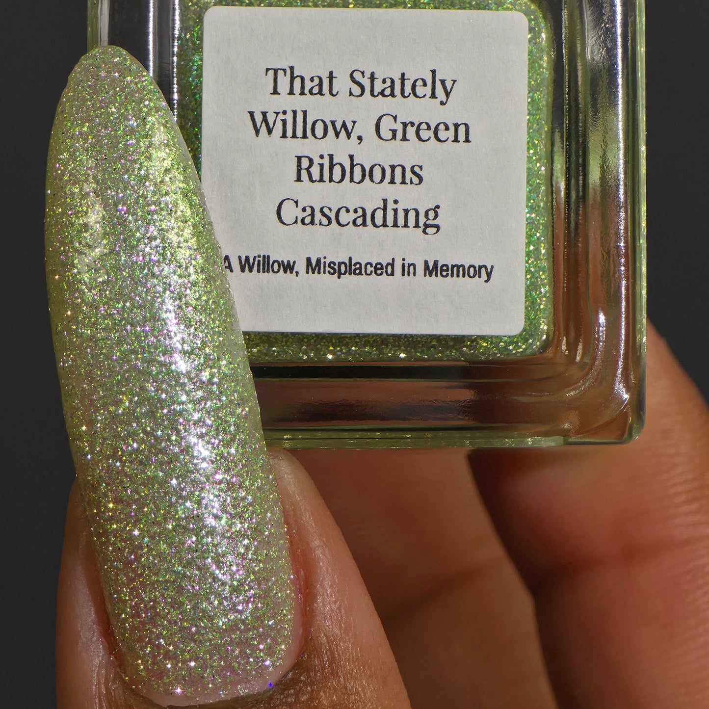That Stately Willow, Green Ribbons Cascading
